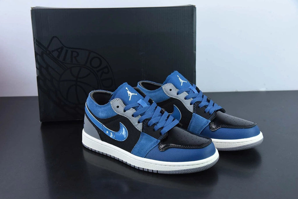 Jordan 1 Low SE Craft Obsidian French Blue Ashen Slate White by Air Jordan