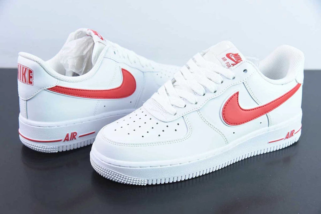 Air Force 1 Low White Gym Red by Air Jordan