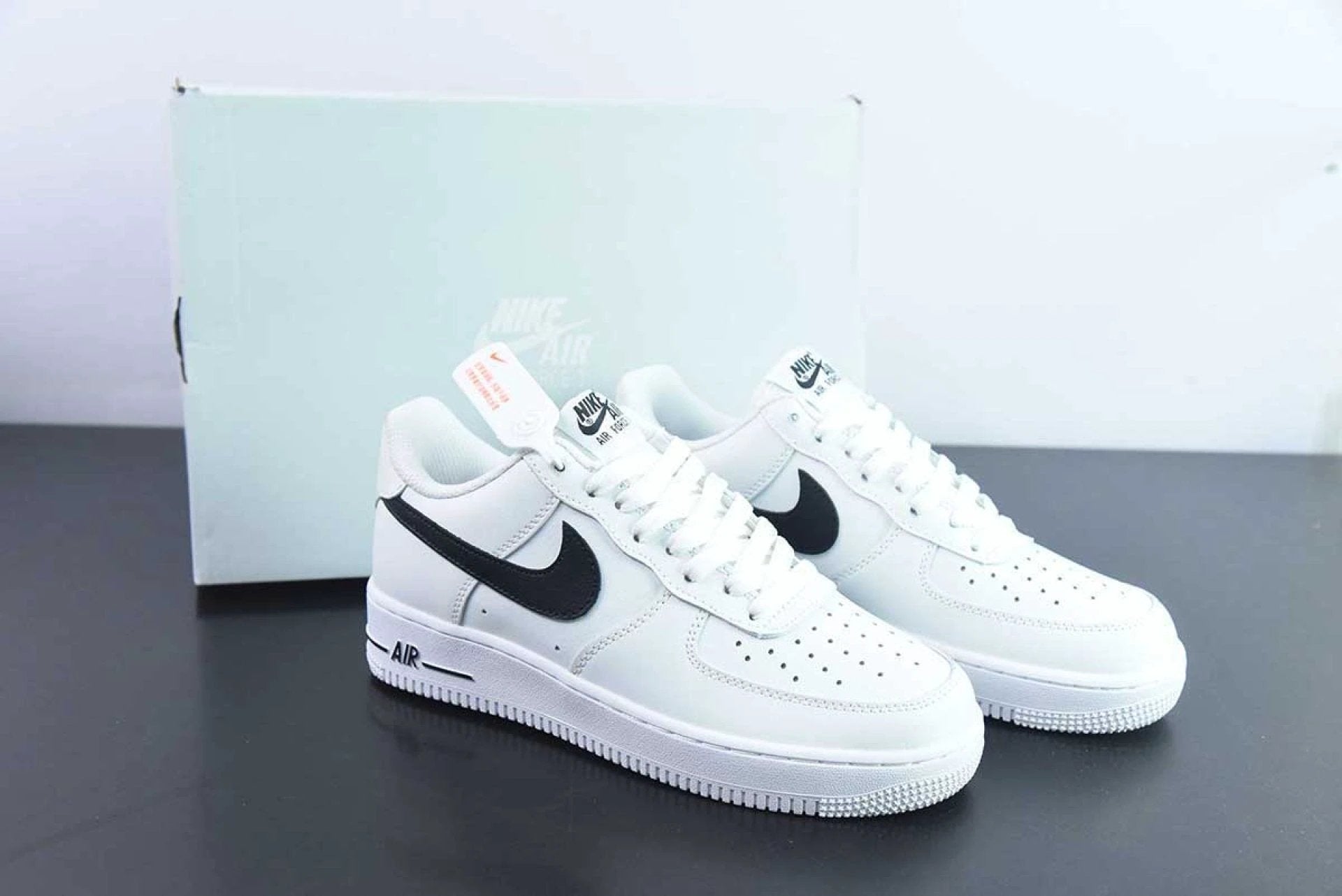 Air Force 1 Low White Black by Air Jordan