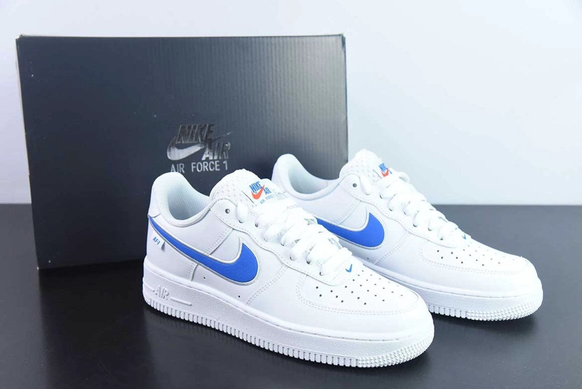 Air Force 1 Low 07 Blue Label White by Air Jordan