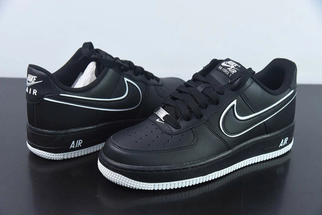 Air Force 1 Low 07 Black White Sole by Air Jordan