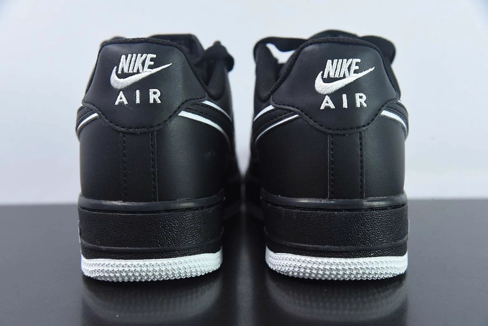Air Force 1 Low 07 Black White Sole by Air Jordan