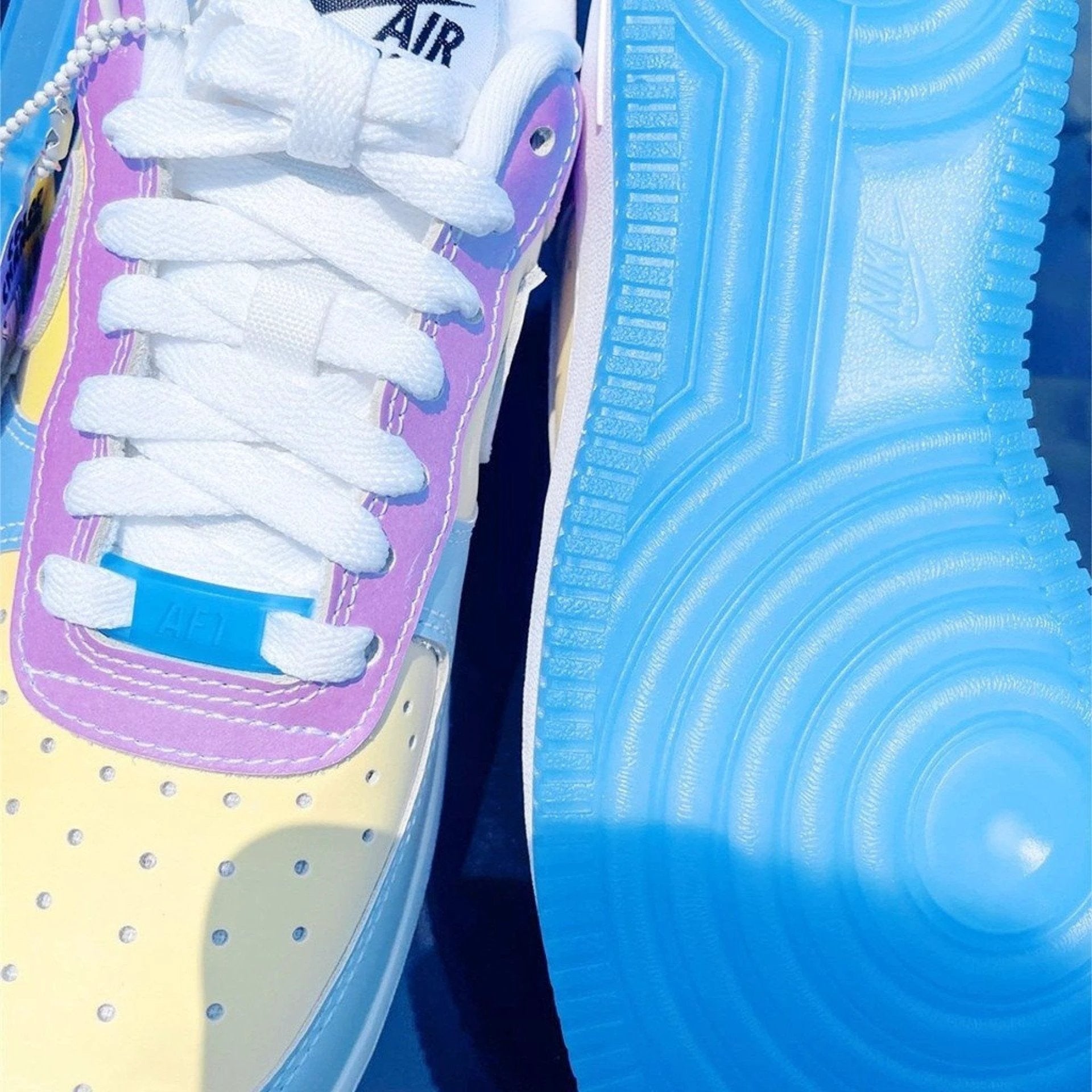 Air Force 1 Low UV Reactive Swoosh by Air Jordan