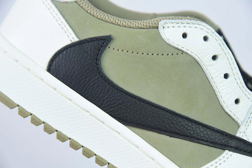 Air Jordan 1 Retro Low Golf Travis Scott Neutral Olive by Air Jordan