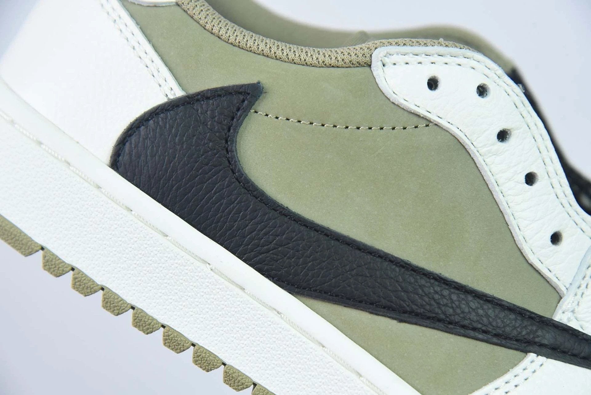 Air Jordan 1 Retro Low Golf Travis Scott Neutral Olive by Air Jordan