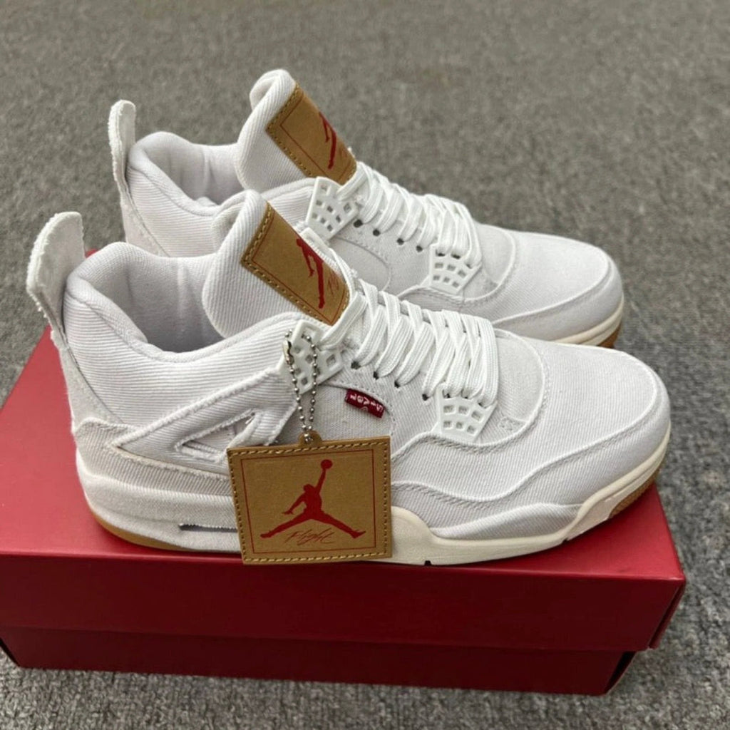 Air Jordan 4 Retro Levi's White by Air Jordan