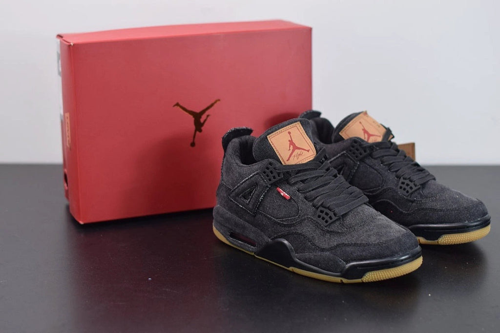Air Jordan 4 Retro Levi's Black (Levi's Tag) by Air Jordan