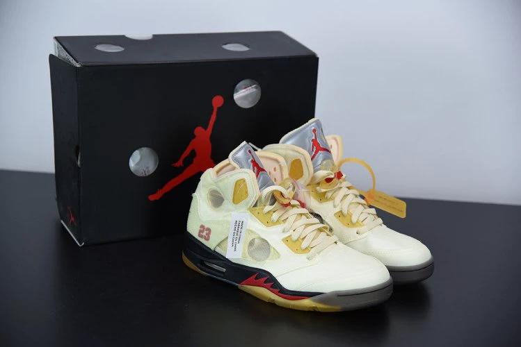 Air Jordan 5 Retro Off-White Sail by Air Jordan