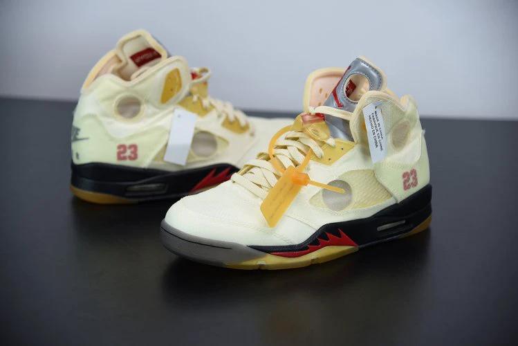 Air Jordan 5 Retro Off-White Sail by Air Jordan