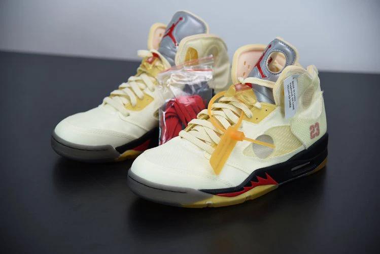 Air Jordan 5 Retro Off-White Sail by Air Jordan