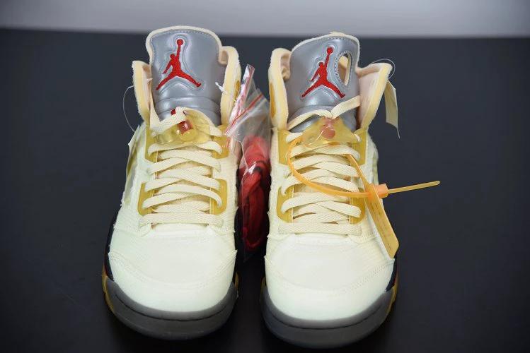 Air Jordan 5 Retro Off-White Sail by Air Jordan