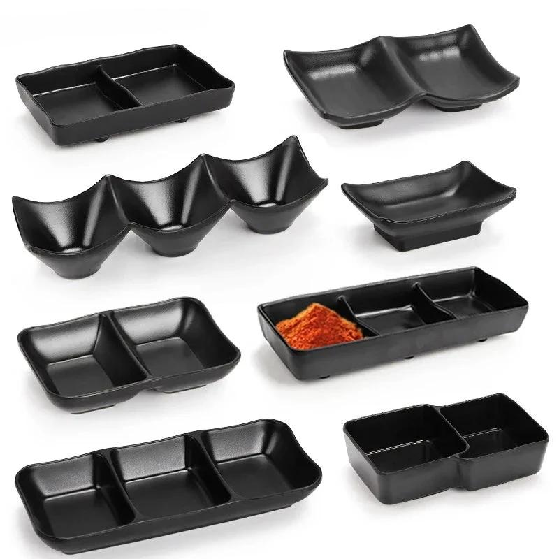 Japanese Melamine Dipping Saucer Plastic Dish Sauce Dispenser by Bowlift
