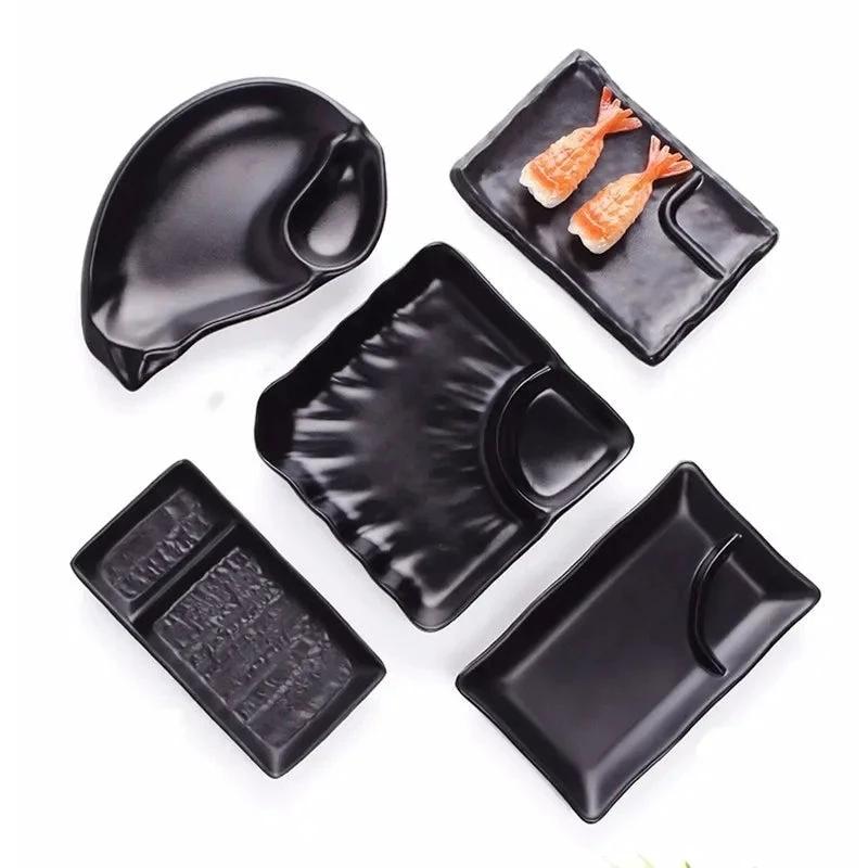 Japanese Melamine Dipping Saucer Plastic Dish Sauce Dispenser by Bowlift