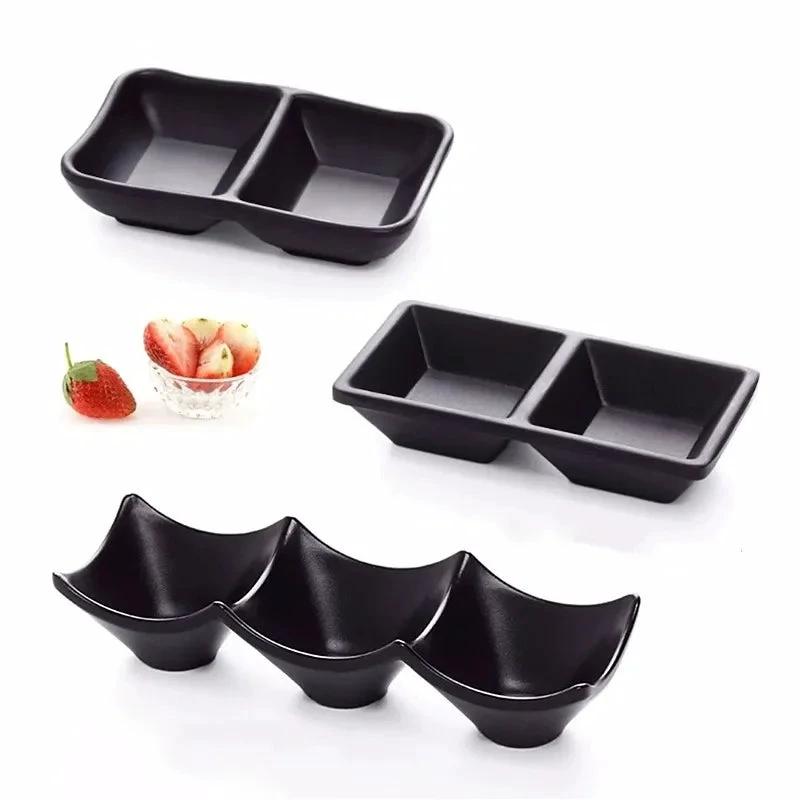 Japanese Melamine Dipping Saucer Plastic Dish Sauce Dispenser by Bowlift