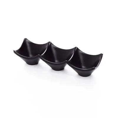 Japanese Melamine Dipping Saucer Plastic Dish Sauce Dispenser by Bowlift
