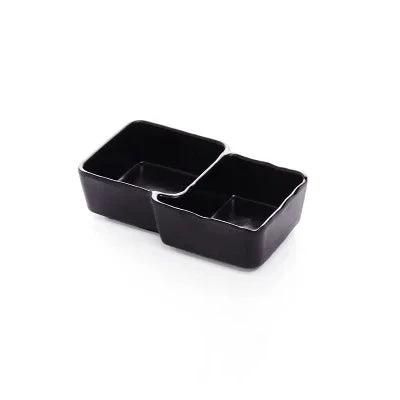 Japanese Melamine Dipping Saucer Plastic Dish Sauce Dispenser by Bowlift