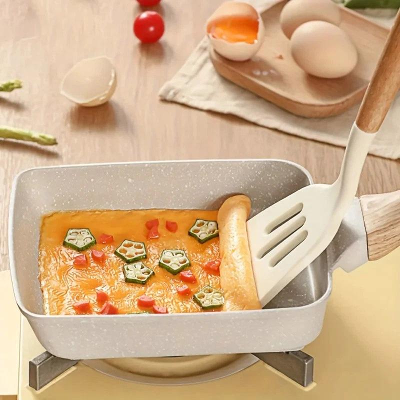 Japanese Omelettes Pan Nonstick Egg Frying Pan Rectangular Frying Pan by Bowlift