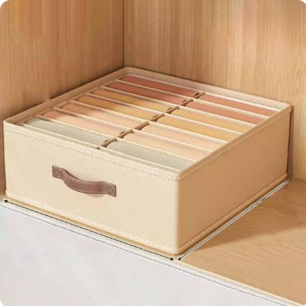 Modern Gray Linen Storage Container by Casa & Beyond