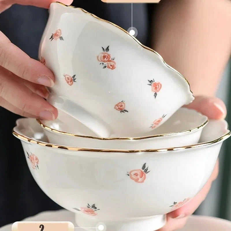 Kawaii Scoop Plate Ceramic Bowl Salad Spoon Steak Plate Dinnerware by Bowlift