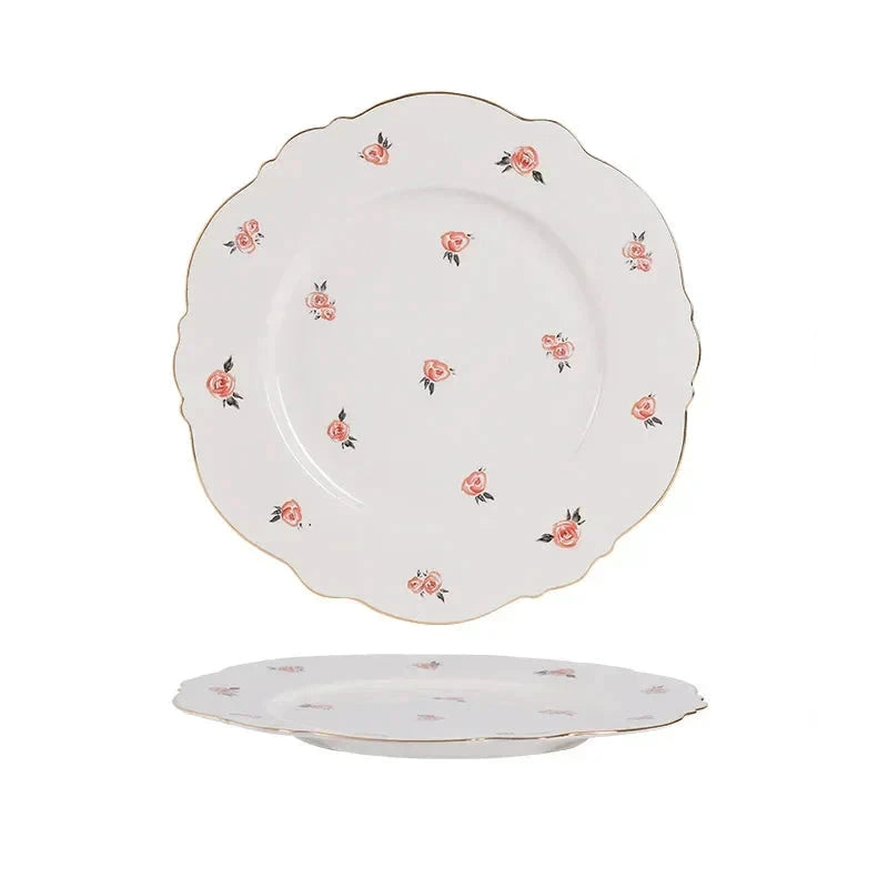 Kawaii Scoop Plate Ceramic Bowl Salad Spoon Steak Plate Dinnerware by Bowlift