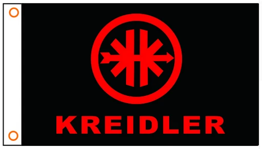 Kreidler Flag-3x5 FT Kreidler Motorcycle Banner-100% polyester-2 Metal Grommets by flagsshop