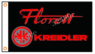Kreidler Flag-3x5 FT Kreidler Motorcycle Banner-100% polyester-2 Metal Grommets by flagsshop