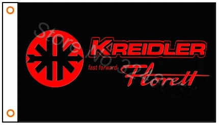 Kreidler Flag-3x5 FT Kreidler Motorcycle Banner-100% polyester-2 Metal Grommets by flagsshop