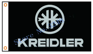 Kreidler Flag-3x5 FT Kreidler Motorcycle Banner-100% polyester-2 Metal Grommets by flagsshop