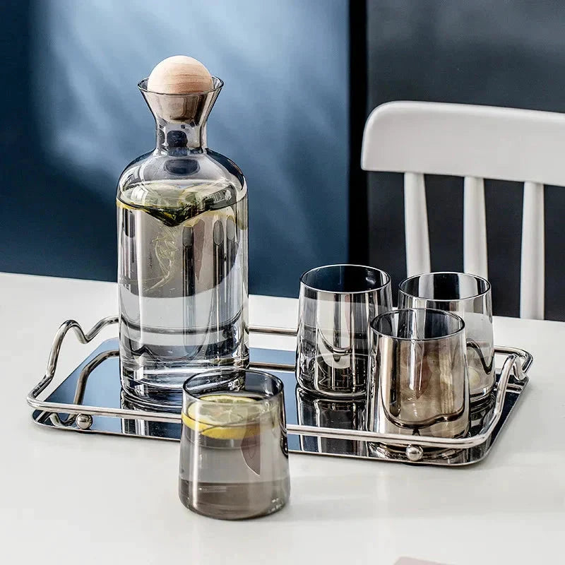 Kettle Water Cup Borosilicate Glass Teapot Heat Resistant Bottle by Bowlift