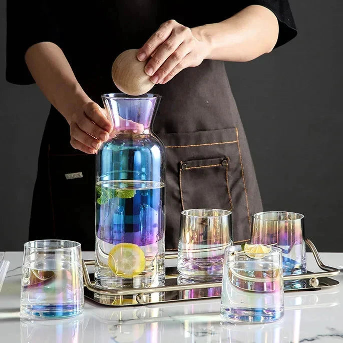 Kettle Water Cup Borosilicate Glass Teapot Heat Resistant Bottle by Bowlift