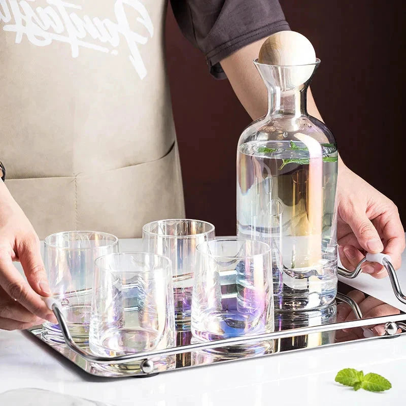 Kettle Water Cup Borosilicate Glass Teapot Heat Resistant Bottle by Bowlift