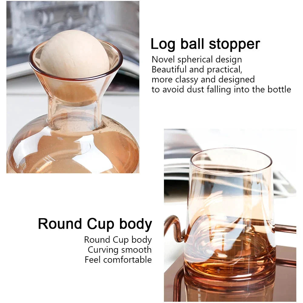 Kettle Water Cup Borosilicate Glass Teapot Heat Resistant Bottle by Bowlift