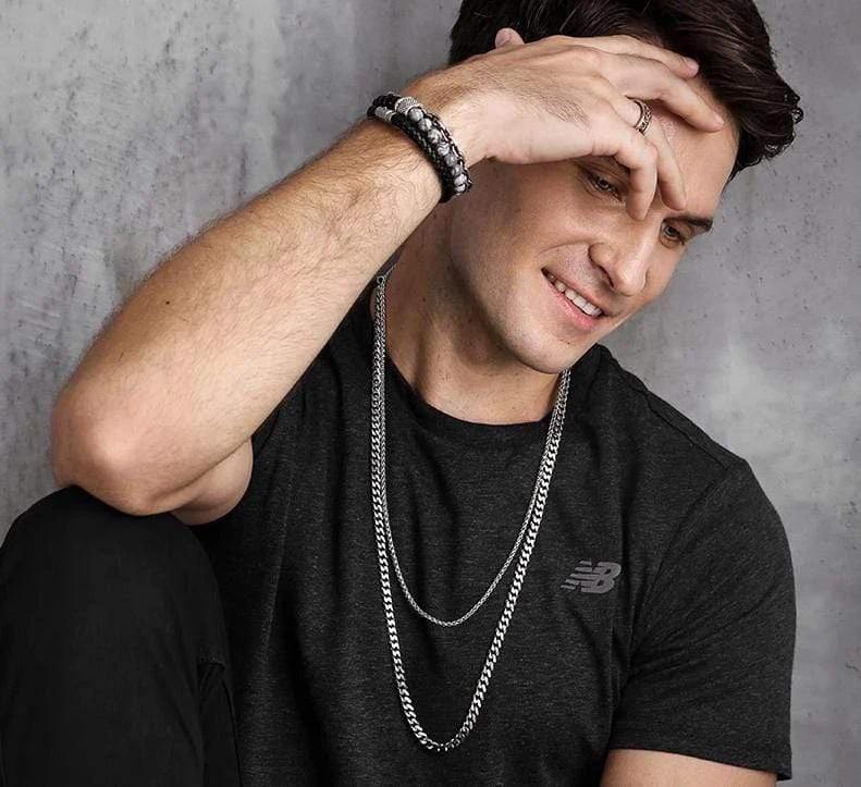 Tiger Eye Beaded Bracelet for Men "The Warrior" - Asher Bowlift by Bowlift
