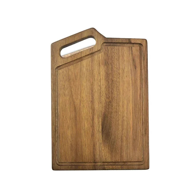Kitchen Chopping Board with Juice Groove & Handle Hole for Meat by Bowlift