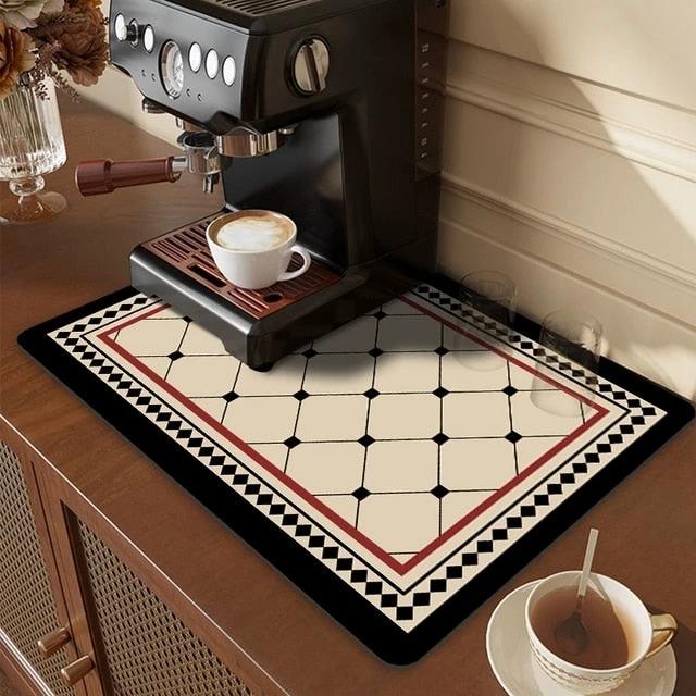 Kitchen Drain Pad Absorbent Drying Mat Countertop Protector Placemat by Bowlift