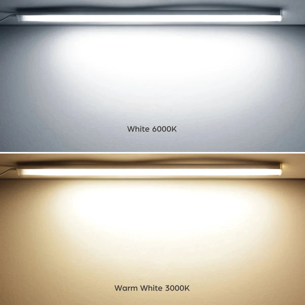 Kitchen LED Under Cabinet Light Penetrable Touch Switch Wood Hand by Bowlift