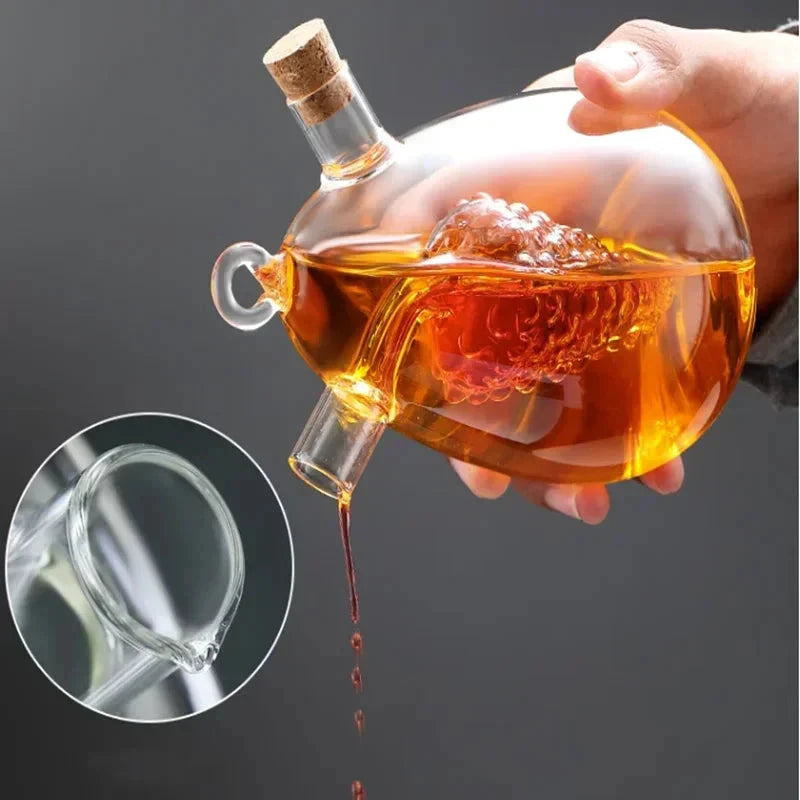 Kitchen Storage Sealed Bottles Double-layer 2-in-1 Glass Bottles by Bowlift