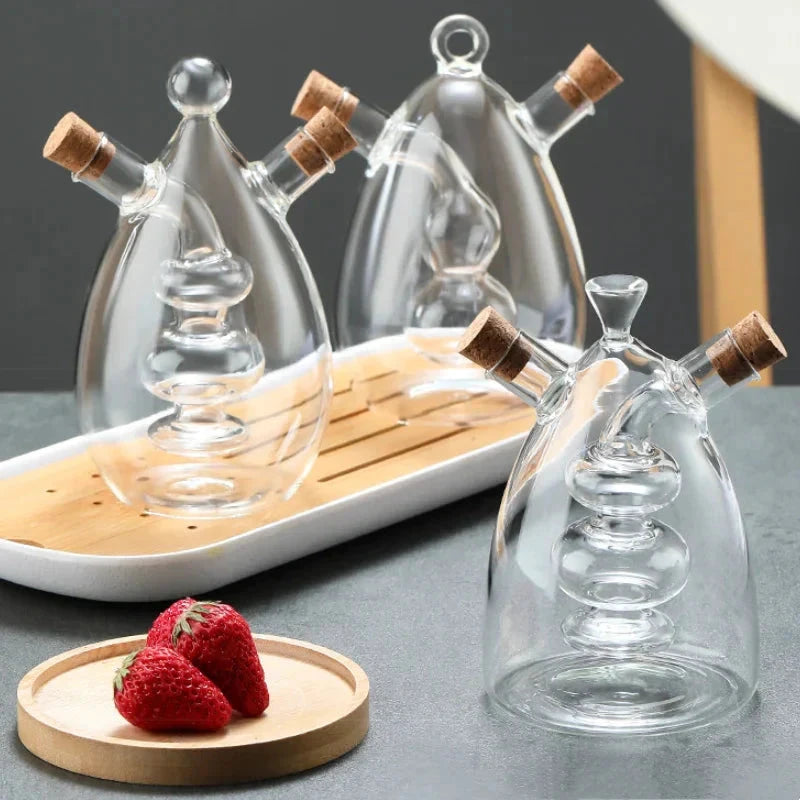 Kitchen Storage Sealed Bottles Double-layer 2-in-1 Glass Bottles by Bowlift