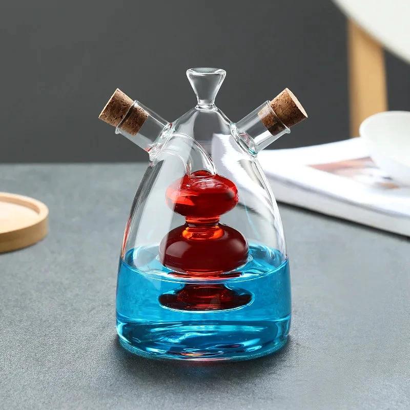 Kitchen Storage Sealed Bottles Double-layer 2-in-1 Glass Bottles by Bowlift