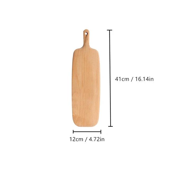 Kitchen Wooden Chopping Board Cutting Board Hangable Kitchen Tool by Bowlift