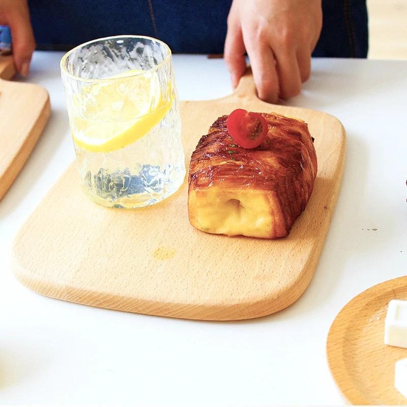 Kitchen Wooden Chopping Board Cutting Board Hangable Kitchen Tool by Bowlift