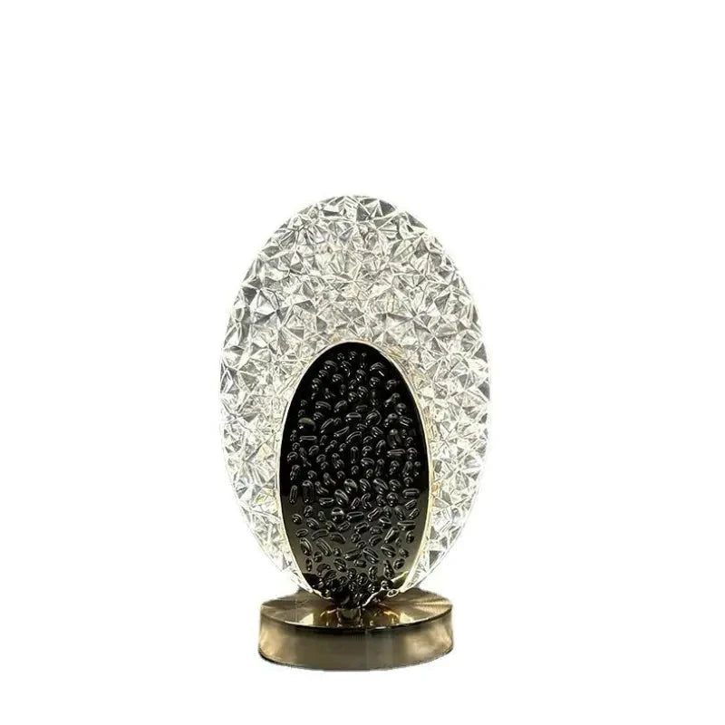 Plumalux Table Lamp Peacock Design | Cordless & USB rechargeable | Dimmable LED light | 22×13.5 cm | ABS housing by BowLift