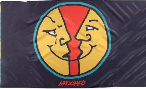 Krooked Flag -3x5ft Krooked Moonsmile Banner- Skateboards Eyes flag by flagsshop