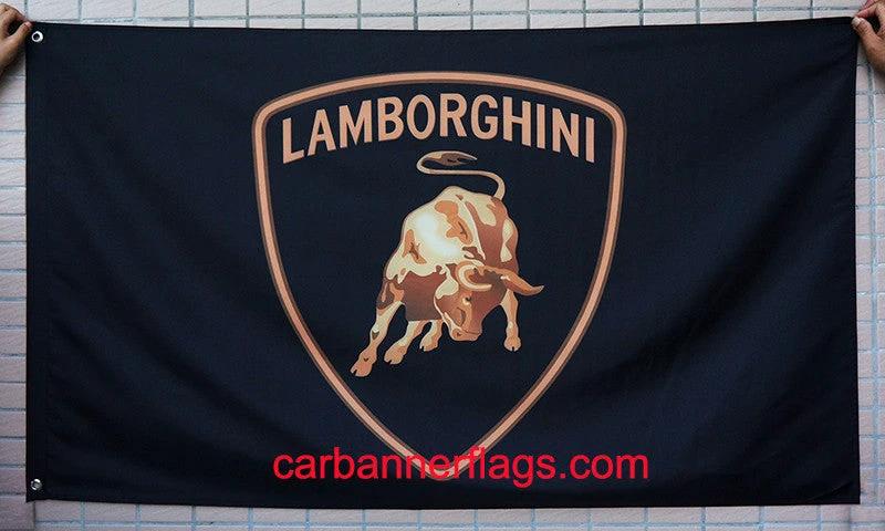 Lamborghini checkered Flag-3x5ft Banner-100% polyester by flagsshop