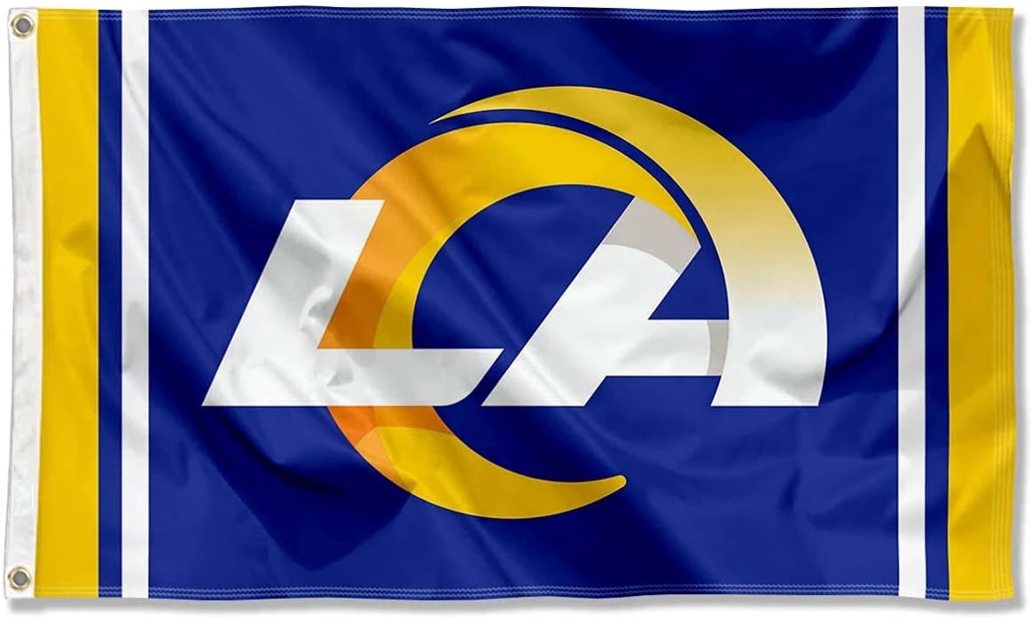 St. Louis Rams Flag-3x5 NFL Los Angeles Rams Banner-100% polyester by flagsshop