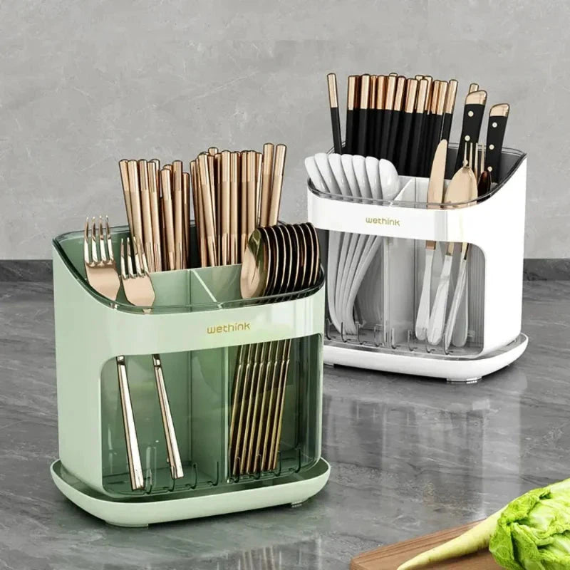 Large Capacity Utensils Holder Kitchen Tableware Storage Holder by Bowlift