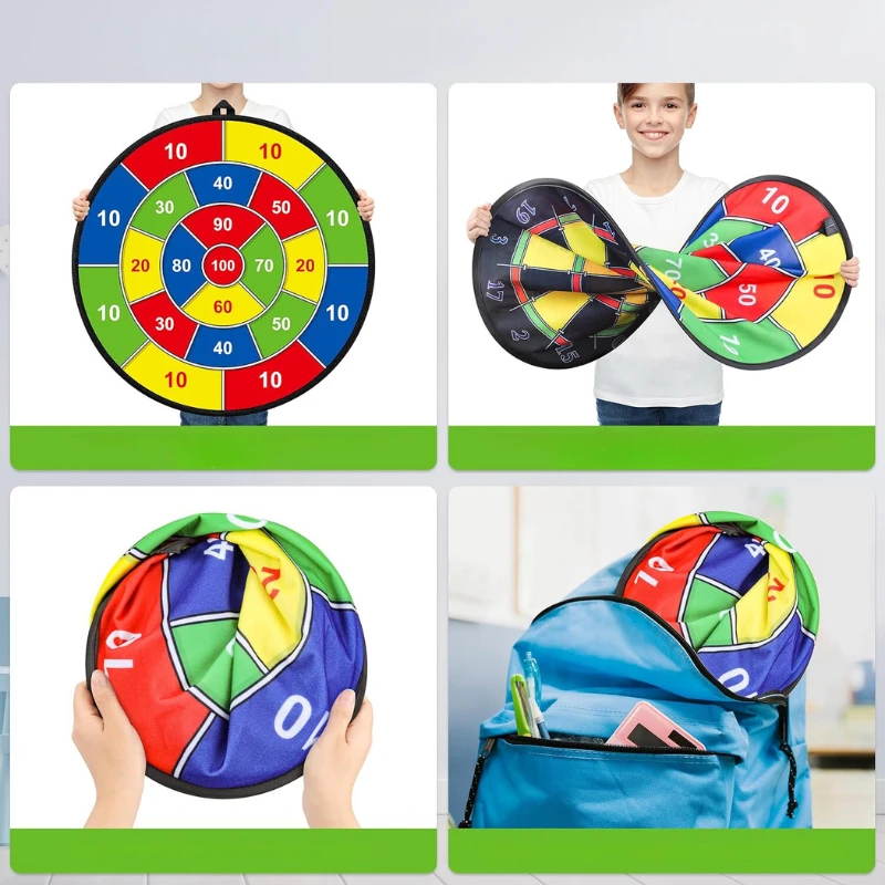 Large Kids' Dartboard with Sticky Balls & Darts – PlayTarget by BowLift