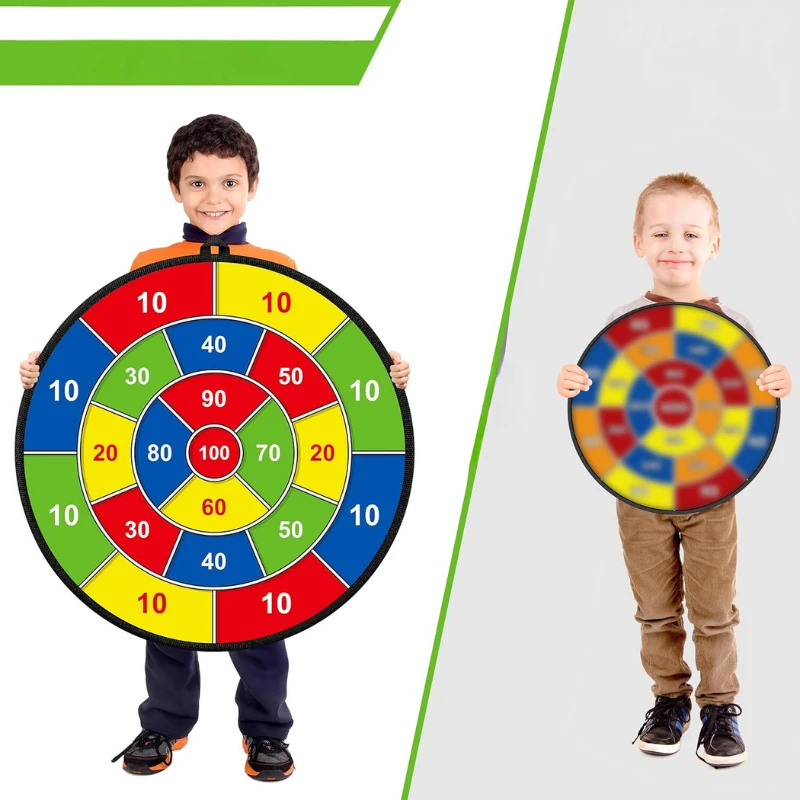 Large Kids' Dartboard with Sticky Balls & Darts – PlayTarget by BowLift