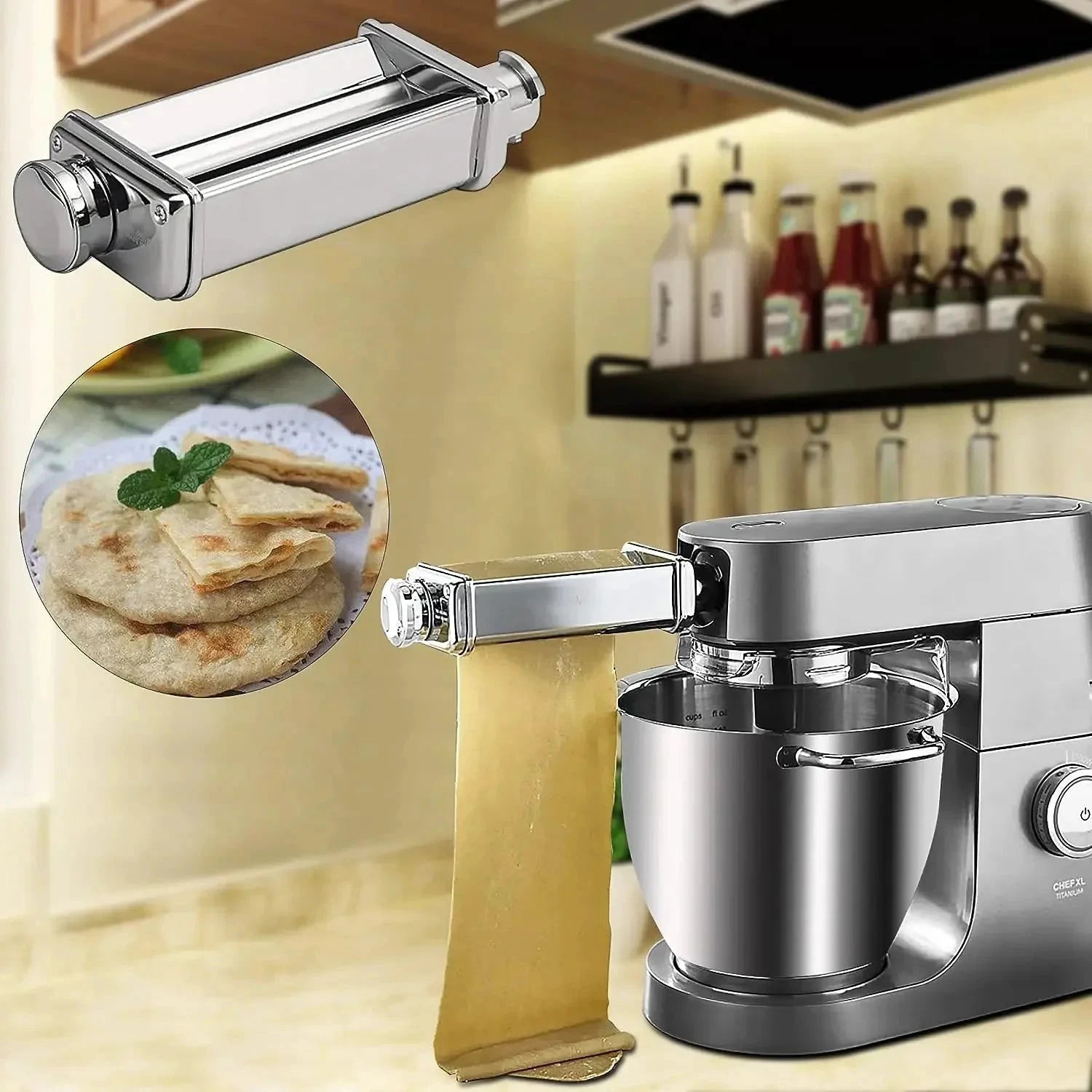 Lasagna Pasta Attachment Pasta Food Processor Accessory Chef Accessory by Bowlift