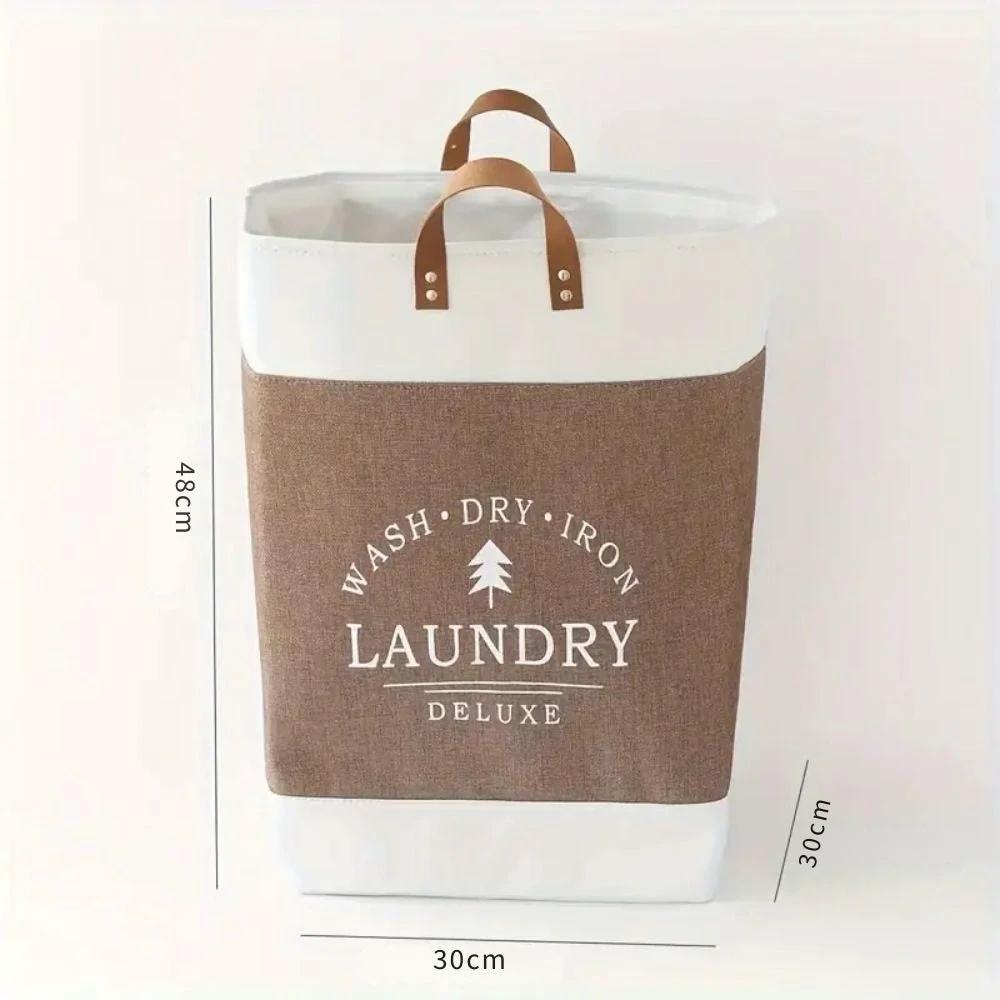 Deluxe Freestanding Laundry Basket by Casa & Beyond